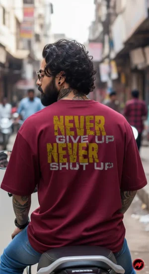 Never Give Up Never Shut Up OB